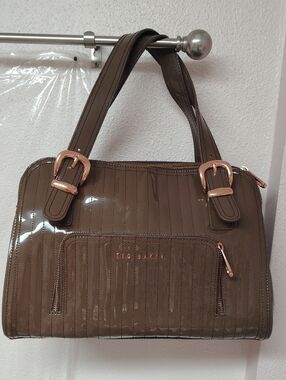 Tan Textured Ted Baker Handle Bag